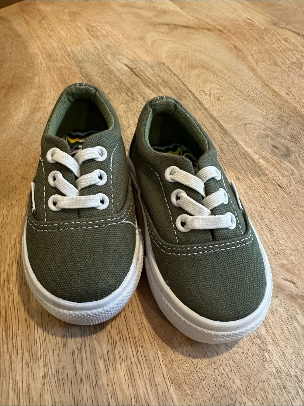 Hurley Toddler Olive Green Canvas Sneakers